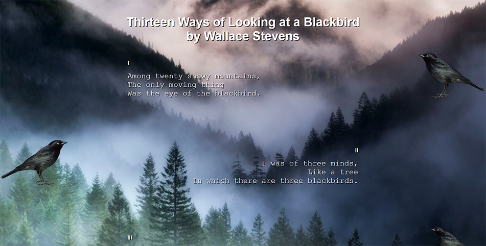 blackbird poem website