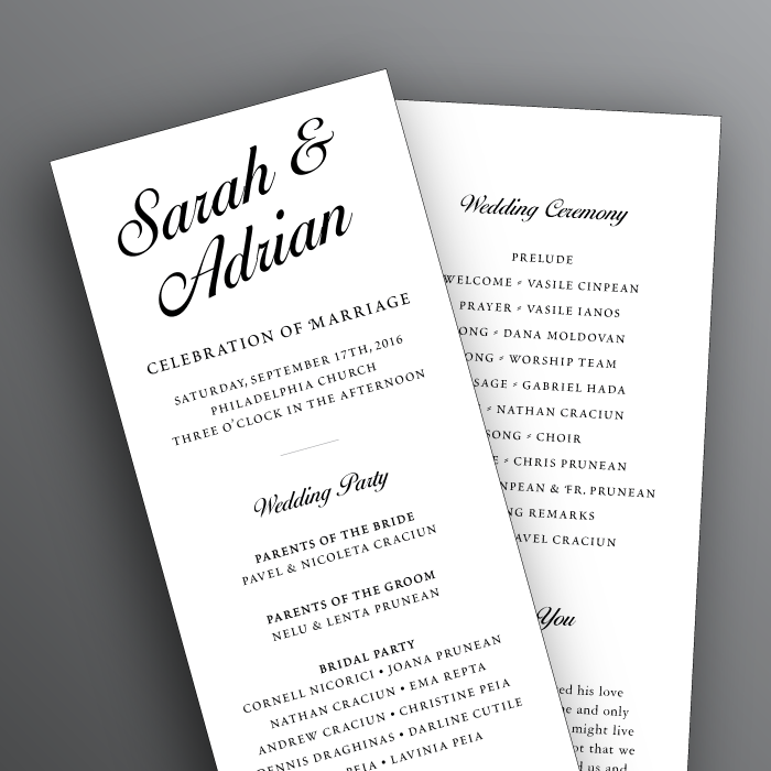 Wedding Stationary