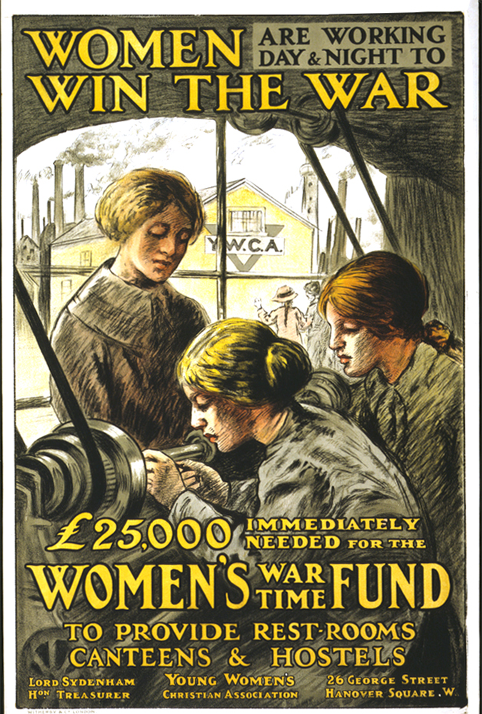 poster of war women 1918
