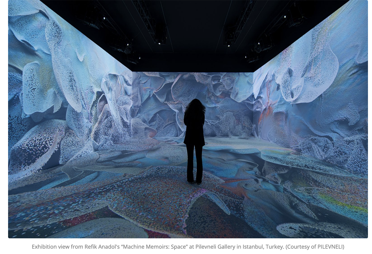 Refik Anadol Machine Hallucinations MoMA