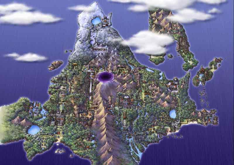 Map of Sinnoh region