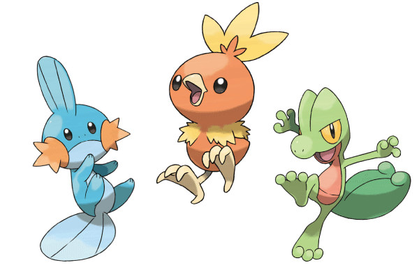 Hoenn Starter Pokémon