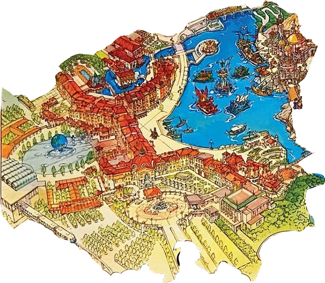 Mediterranean Harbor map overlay image